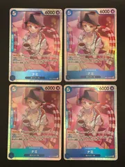 ワンピースカード　ナミ　SR　OP11-054　4枚セット