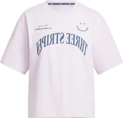 アディダス adidas ブランド ラブ ルーズフィット シングルジャージー半袖 T シャツ  QU140 KF9183 アイスラベンダー