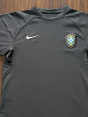 NIKE ナイキ 2006年 サッカー ブラジル代表 トレーニングシャツ M グレー