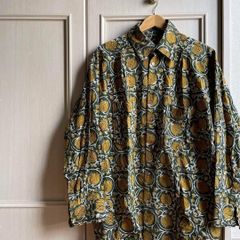 結婚式/お色直し】Errico Formicola 花柄シャツ イタリア製 - メルカリ