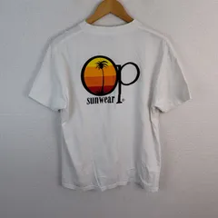 ocean pacific オーシャンパシフィック Tシャツ バックプリント ホワイト メンズ 古着 ストリート レトロのサムネイル