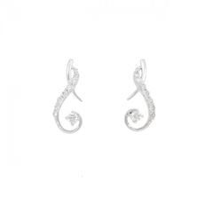forevermark 2粒ストーン シルバーカラー イヤリング - メルカリ