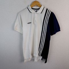 ✨美品✨adidasアディダス デサント製青半袖ポロシャツM-L mr819 