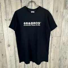 68&brothers 68&BROS シックスティエイトアンドブラザーズ 米国製 ブラック 半袖 Tシャツ tee メンズ M サイズのサムネイル