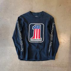 テンダーロイン フリーダムスリーブ カットソー 長袖 Tシャツ ネイビー