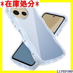 AQUOS sense9 / AQUOS sense10 케이스 클리어 귀여운 물결 모양 프레임 내충격 SH-53E / SHG14 / SH-M29 / SH-53F 스마트폰 케이스 투명 미끄럼 방지 인기 귀여운 여성용 여자용 액 지 클리어 1755