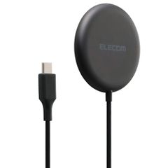 ELECOM Qi2 25W 인증 취득 무선 충전기 마그넷 흡착 고속 충전 이물 감지 기능 온도 제어 기능 1.5m [iPhone 16/17 시리즈 대응] 블랙 EC-MA11BKas 60dabe0c