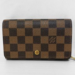 ルイヴィトン ポルトモネ ビエ トレゾール 二つ折り財布 ダミエ N61730