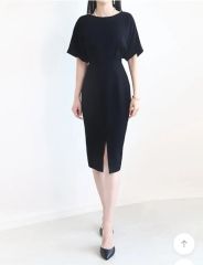 美品【NOUQUE（ヌーク）】スモッキング キルティング ボンバー 