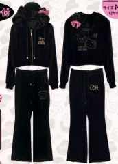 新品) CECIL McBEE セシルマクビー ギャル hello kitty(ハローキティ) ドン・キホーテ トレーナー セットアップ JUICY COUTURE ジューシークチュール y2k