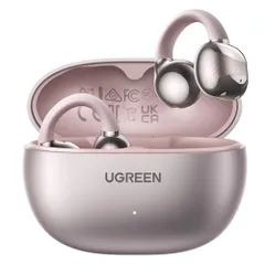 UGREEN イヤーカフ イヤホン Bluetooth 5.4 Hi-Fi音質 ENC搭載 AI通話ノイズキャンセリング 【オープンイヤー型/耳挟み式/完全ワイヤレス/IPX5防水/30時間再生】(シャンパンゴールド)Y 2cd92311