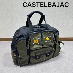 極美品 カステルバジャック パンセ ボストンバッグ 本革 白 ゴルフ 大