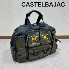 CASTELBAJAC カステルバジャク ボストンバッグ ゴルフバッグ 旅行バッグ ナイロン カーキ