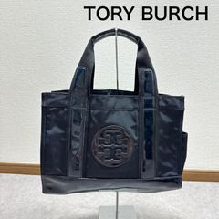 H9726-37◾️トリーバーチ エラ トートバッグナイロン×パテントA4OK