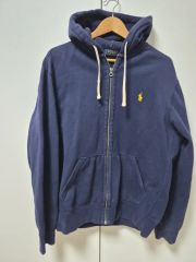 極上フェード】90s Ralph Lauren ジップパーカー 裏 サーマル - メルカリ
