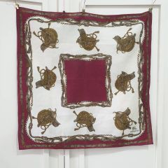 HERMES エルメス カレ70 スカーフ セリエ 馬具 ボル - メルカリ