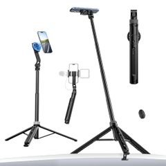 Ulanzi TT88 Selfie Stick, Magsafe Compatible, 2-in-1 Smartphone Tripod, Overhead Phone Stand, iPhone/Android Compatible, Compact, Lightweight, 360°+270° Rotation, 360° Panorama Shooting, 42440962