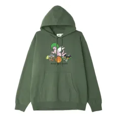 オベイ Obey グリーン COLOR センター ロゴ WHO フード Tシャツ Sのサムネイル