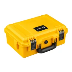 新品 Lykus HC-3310 防水ハードケース(イエロー) 格子状カットスポンジが内蔵 内寸:33x21x13.5cm カメラ、ピストル、小型ドローン、ビデオカメラ、アクションカメラなどに適用のサムネイル