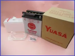 新品 YUASA ユアサ YB12A-A CBX400F CBR400F VF400F ホーク2 CB250T FZ400R XJ400D XV400 SRX250 GPZ750R KZ750E EN400 Z400FX GP ゼファー400のサムネイル