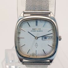 [가동 양품] 0522-2 SEIKO GRAND QUARTZ 세이코 그랜드 쿼츠 4843-5011 남성 시계 스퀘어 데이 데이트