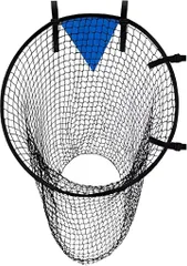 ZERONOWA サッカーゴール ターゲットネット 精度 トレーニング シュート練習 コーナーネット (ブラック,  60cm)のサムネイル