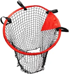 ZERONOWA サッカーゴール ターゲットネット 精度 トレーニング シュート練習 コーナーネット (レッド,  46cm)のサムネイル