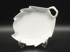 2026年最新】ホワイトフルーテッド ハーフレース リーフディッシュの