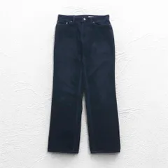 POLO RALPH LAUREN 90年代 コーデュロイパンツ M ネイビー レザーパッチ