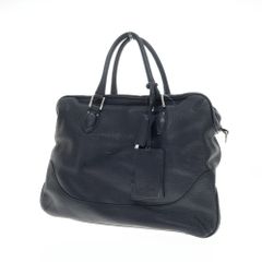 美品】ペッレモルビダ MB048A トートバッグ 2WAY シボ革 ネイビー