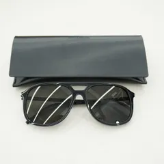 正規 美品 SAINT LAURENT サンローラン ティアドロップ サングラス フレーム アイウェア 58□16-145 SL476 001 本物 黒 2812Q♪のサムネイル