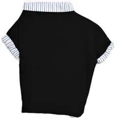 新品 DRIES VAN NOTEN ドリスヴァンノッテン 24SS HENESSA 8603 W.K.SS.T-SHIRT アシンメトリーボートネックカットソー 241-011125-8603-900 S BLACK 定価122,100円 半袖 Tシャツのサムネイル