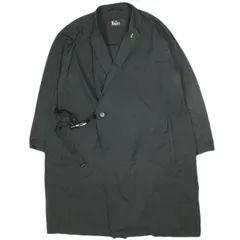 THE RERACS ザ リラクス 日本製 LOOSE CHESTERFIELD COAT ルーズチェスターフィールドコート 16SS-RECT-095L 38 BLACK ベルテッド アウター g23888のサムネイル