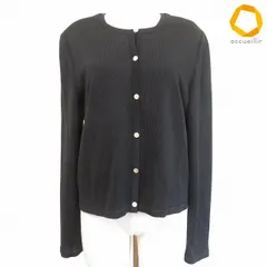 #anc フォクシーブティック FOXEY BOUTIQUE アンサンブル ニット カーディガン 黒 銀ボタン ロゴ レディース [991650]のサムネイル