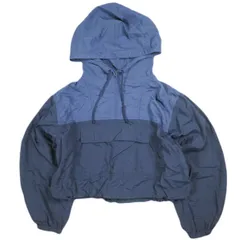 BEAMS BOY ビームスボーイ 25SS 2トーンアノラック 13-18-0378-120 ONE SIZE NAVY ナイロン パーカー トップス g25632のサムネイル