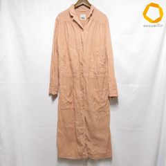 美品✨アディアム ノースリーブ シャツワンピース ギャザー リボン