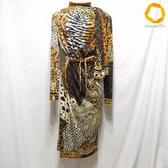 ETRO ペイズリー柄 カシュクールワンピース 長袖 40 - メルカリ