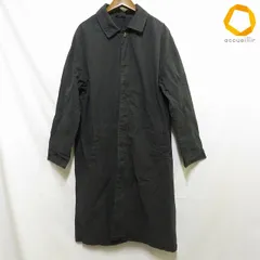 #anc ネストローブ nest Robe コート 黒 フライフロント 薄手 シワ加工 レディース [988410]のサムネイル
