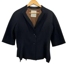 yohjiyamamoto(ヨウジヤマモト) ジャケット サイズ3 L レディース - ダークネイビー COSTUME/春/秋/七分丈袖のサムネイル
