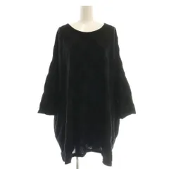 ワイズ Y's 24AW ドットパイルカットソー チュニック 2 ブラック /ES ■OSのサムネイル