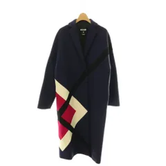 エムエスジーエム MSGM 16AW メルトンコクーンコート マルチカラーチェスター 38 パープル ■SH /SY ■OSのサムネイル