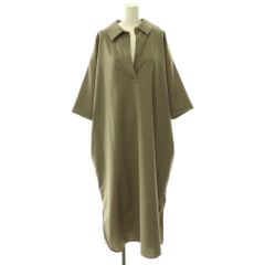 ヨーコチャン YOKO CHAN ノースリーブワンピース キーネック タイト 38