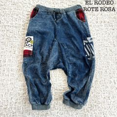 EL RODEO パッチワーク デニム サルエルパンツ 個性派 ゆるだぼ - メルカリ