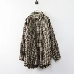 極美品 トゥジュー TOUJOURS BRITISH WOOL GUN CLUB PLAID CLOTH Baggy C.P.O. Shirt Jacket 2＼ベージュ ジャケット【2400014972665】のサムネイル