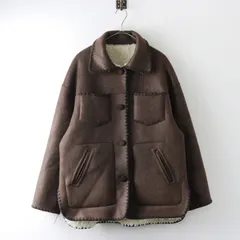 美品 定価5.5万 2025AW イエナ IENA LA BOUCLE  リバーシブルファーリーボンディングブルゾン＼ブラウン ジャケット【2400014973709】のサムネイル