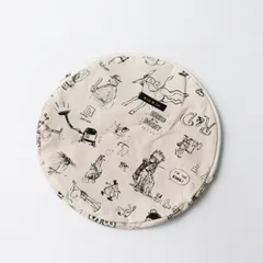 極美品 オールドマンズテーラー R&D.M.Co- GRAFFITI CIRCLE POUCH グラフィティーサークルポーチ L＼ベージュ【2400014972795】のサムネイル