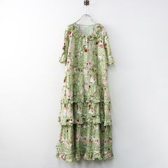 ピンクハウス メリーゴーランド ロングワンピース 中国限定色 ミント