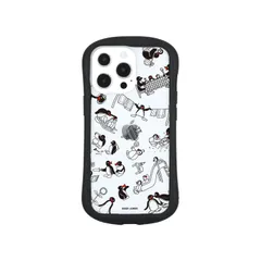 新品 グルマンディーズ ピングー iPhone13 Pro(6.1インチ)対応 ハイブリッドクリアケース 総柄 PG-80C