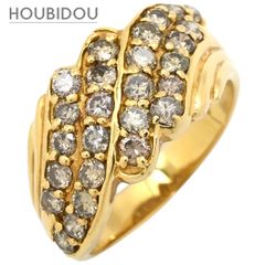 未使用 MAEBARA ダイヤモンド ツイストリング 0.11ct K18 5号 - メルカリ