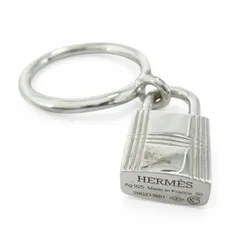 極美品▲HERMES エルメス 2020年製 アミュレット カデナ AG925 リング・指輪 シルバー 50 フランス製 重量5.5g レディースのサムネイル